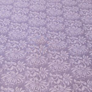 lavender floral cotton