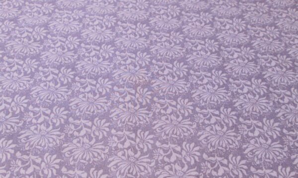 lavender floral cotton