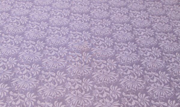lavender floral cotton