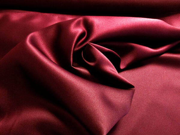 Burgundy Lamour Satin