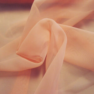 Sheer Apricot Chiffon