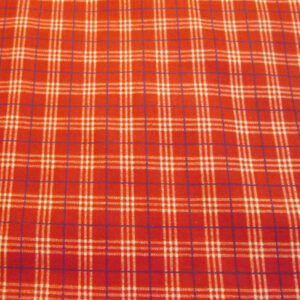 Concord Red Plaid Cotton Quilting Fabric