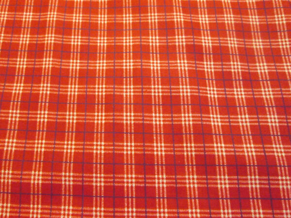 Concord Red Plaid Cotton Quilting Fabric